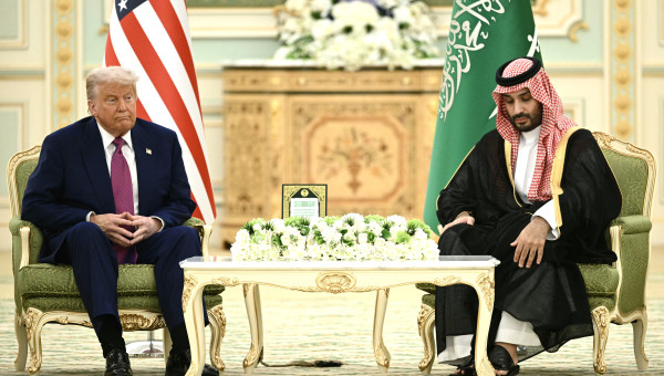 El presidente de Estados Unidos, Donald Trump, y el príncipe heredero saudí, Mohammed bin Salman