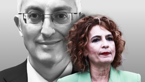 José Antonio Marco Sanjuán y María Jesús Montero, ministra de Hacienda