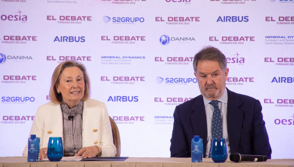 La secretaria de Estado de Defensa, María Amparo Valcarce García, en la III Jornada de Defensa de El Debate