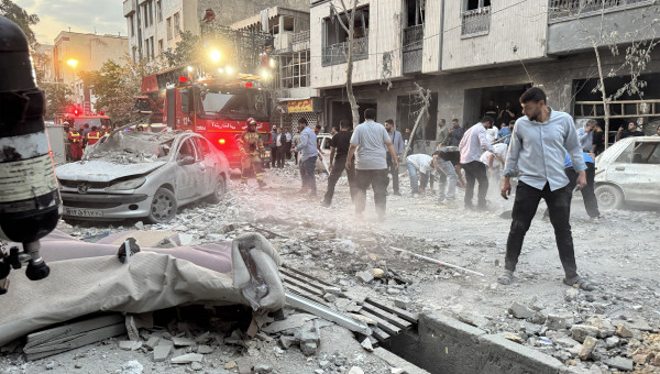 Bombardeos en Teherán