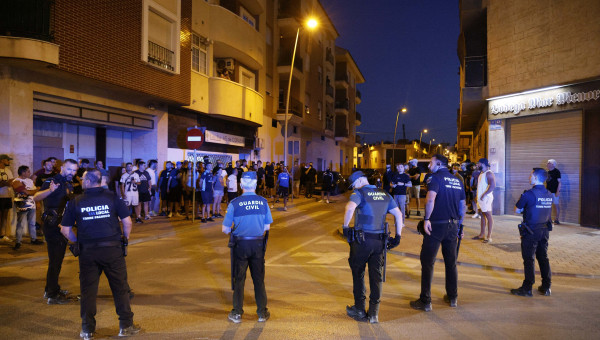 Agentes desplegados en Torre Pacheco para contener los disturbios vividos en Torre Pacheco