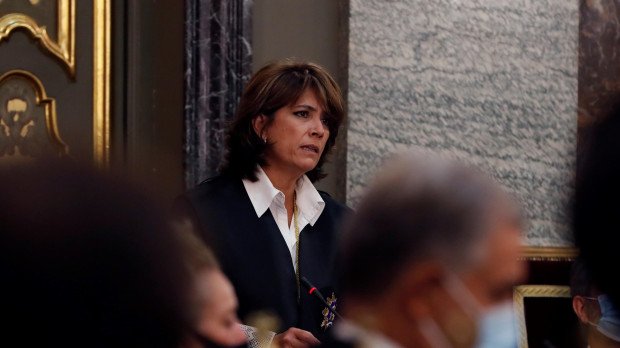 La fiscal general del Estado, y ex ministra de Justicia, Dolores Delgado