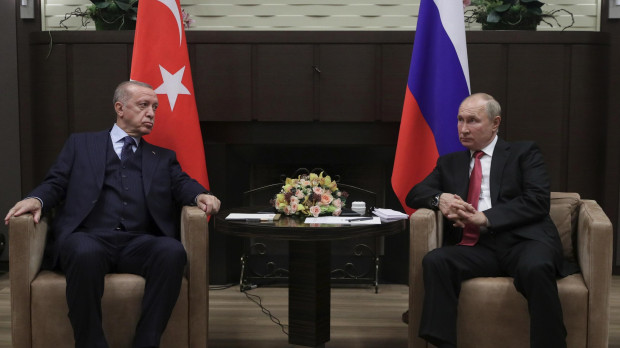 Vladimir Putin y Recep Tayyip Erdogan