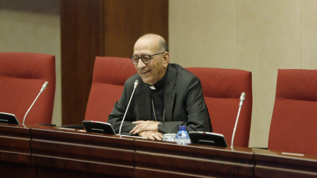 El cardenal Omella presidiendo la primera Comisión Permanente de la Conferencia Episcopal Español