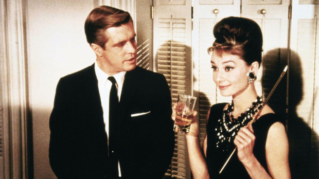 George Peppard y Audrey Hepburn protagonizaron Desayuno con diamantes en 1961