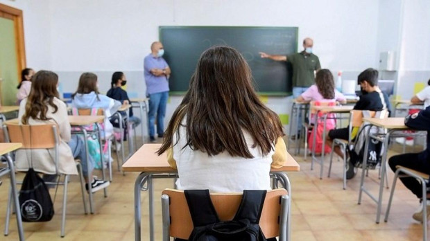 Alumnos de Educación Secundaria en clase.