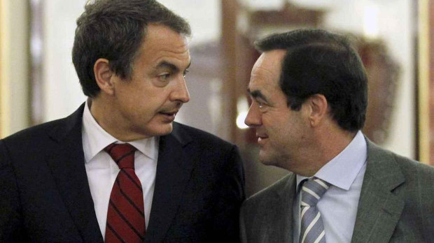 José Luís Rodríguez Zapatero y José Bono