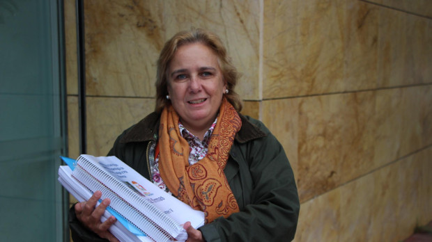 Teresa García-Noblejas es portavoz de la plataforma ciudadana Derecho a Vivir