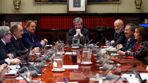 Reunión del Consejo General del Poder Judicial, en una imagen de archivo