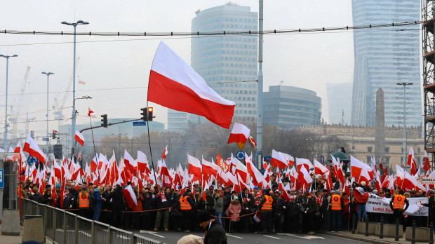 Marcha de la Independencia en Polonia
