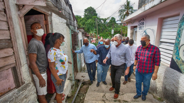 El presidente cubano Miguel Diaz-Canel