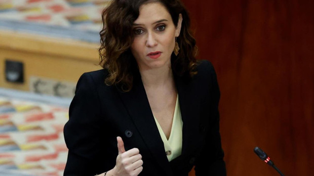 Díaz Ayuso, en la Asamblea de Madrid