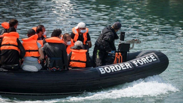 Cruce de migrantes del Canal de la Mancha