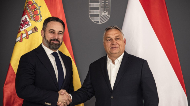 Santiago Abascal y Viktor Orbán