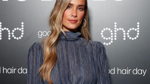 Maria Pombo at photocall for GHD event in Madrid on Wednesday, 24 November 2021.