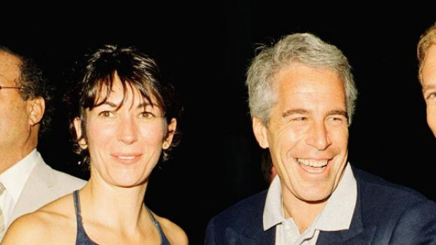 Ghislaine Maxwell junto a Jeffrey Epstein