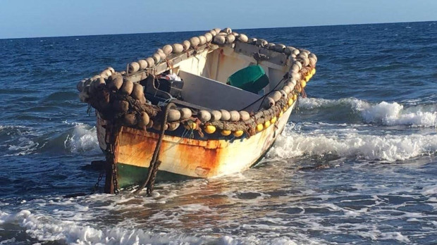 Patera localizada por la Guardia Civil en 2019