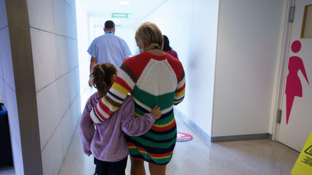 Campaña de vacunación pediátrica contra la COVID-19 en el Hospital Universitario de Canarias, este miércoles