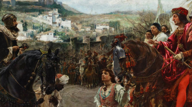 La rendición de Granada, obra de Francisco Pradilla
