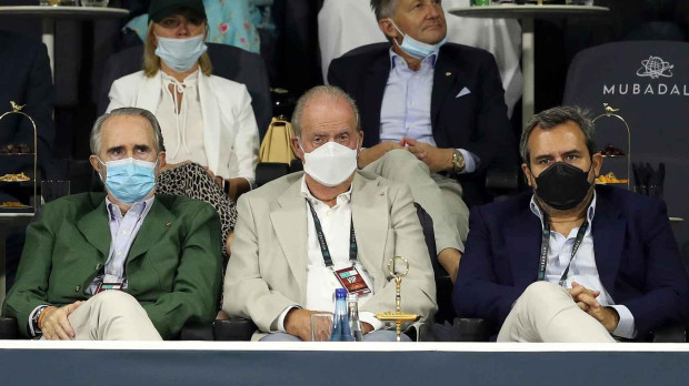Juan Carlos I en la reaparición de Nadal