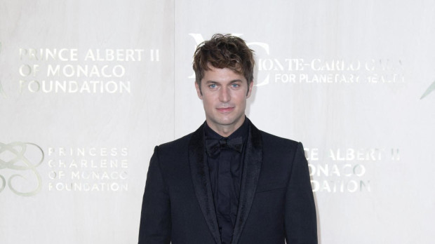 Actor Lucas Bravo attending the photocall during the 5th Monte-Carlo Gala For Planetary Health in Monte-Carlo, Monaco, on September 23, 2021.