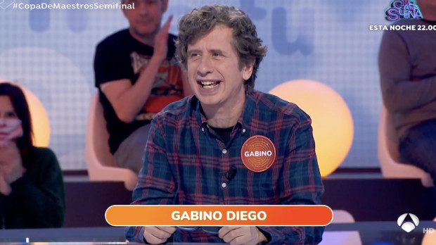 Gabino Diego es uno de los invitados en la Copa de Maestros de ‘Pasapalabra’ / Antena 3