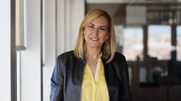Ana Beltrán en la sede de El Debate