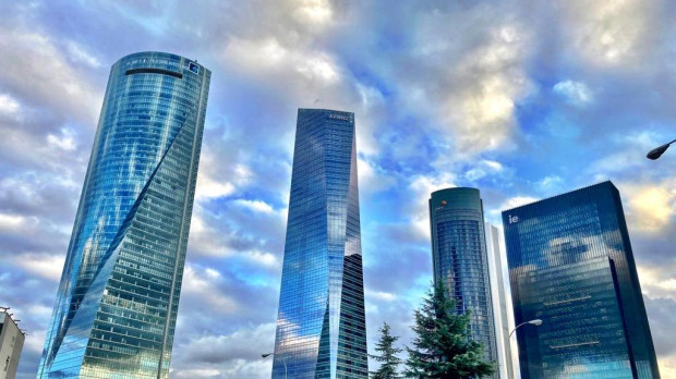 Cuatro torres skyline Madrid