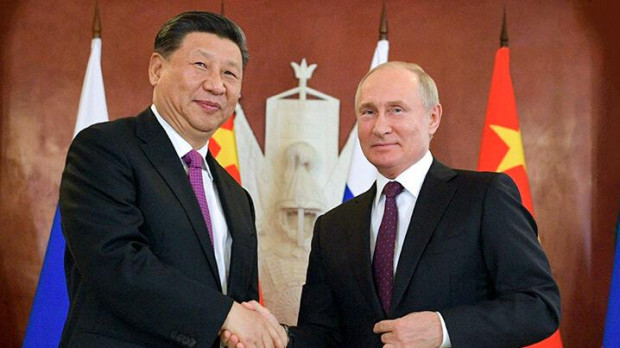 Vladimir Putin y Xi Jinping en 2019