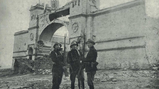 Año 1922. Soldados en el Monte Arruit