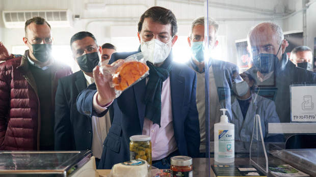 Fernández Mañueco en el Valle del Tiétar, en Ávila