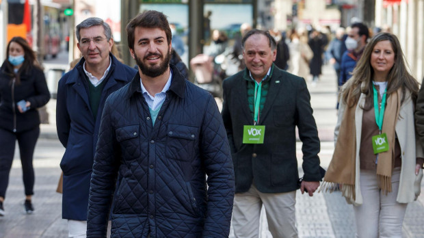 El candidato de Vox a la Presidencia de la Junta de Castilla y León, Juan García-Gallardo