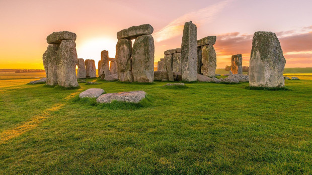 Amanecer en el Stonehenge