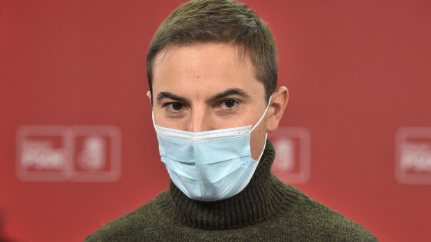El secretario general del PSOE-M, Juan Lobato