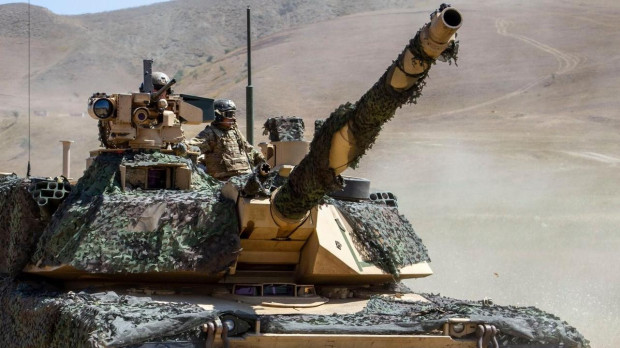 Modelo de Tanque Abrams M1A2 que será proporcionado por EE.UU a Polonia