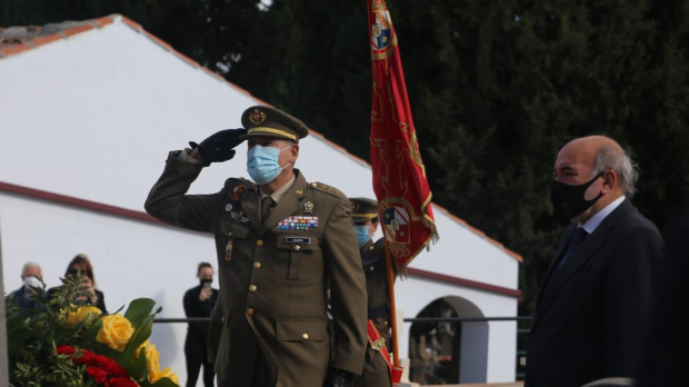 El coronel Aldama en su toma de posesión el pasado mes de junio