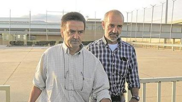 Iñaki de Rentería, a su salida de prisión