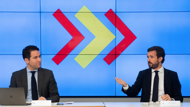 Pablo Casado y Teodoro García Egea