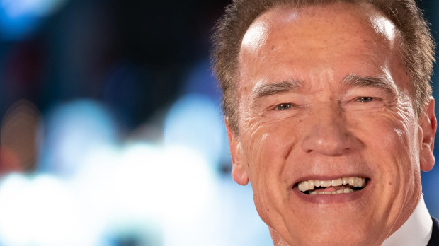 Actor Arnold Schwarzenegger at film premiere Terminator: Dark Fate in Tokyo.
