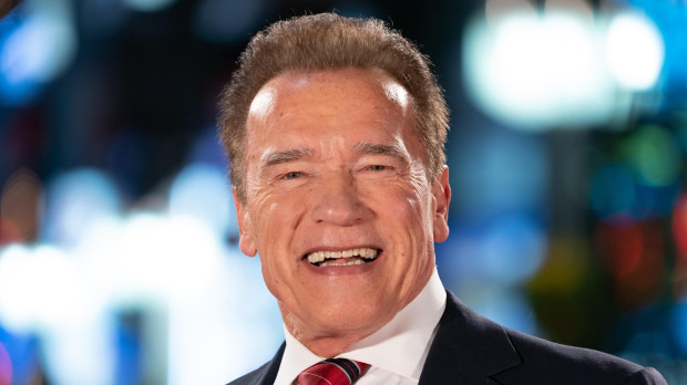 Actor Arnold Schwarzenegger at film premiere Terminator: Dark Fate in Tokyo.