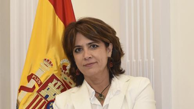 La fiscal general del Estado, Dolores Delgado, en imagen de archivo como ministra de Justicia