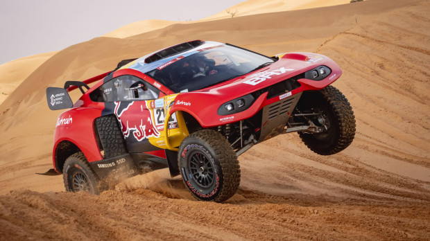 Sebastien Loeb utilizó el Prodrive Hunter en una de las pruebas del mundial de rallies