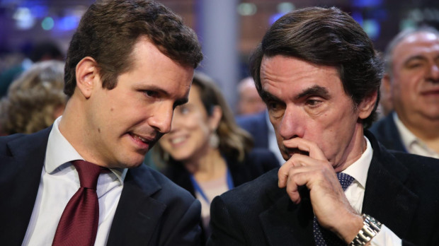 Pablo Casado con José María Aznar