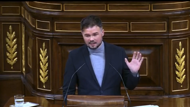 Gabriel Rufián en el Congreso de los Diputados