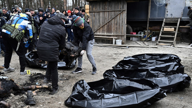 Civiles asesinados Bucha Ucrania