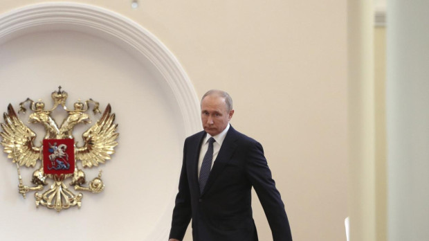Putin, durante una ceremonia en Moscú en 2018