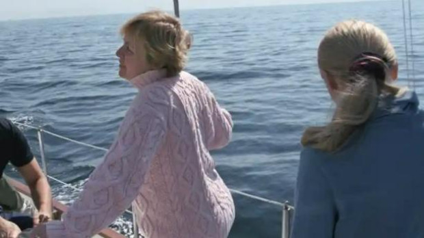 Putin con su ex esposa, Lyudmila Putina, y sus dos hijas de vacaciones en 2002
