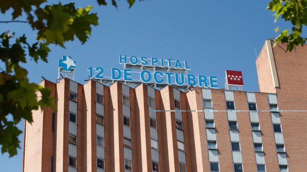 Fachada del Hospital 12 de Octubre en Madrid