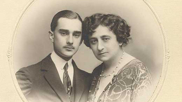 Retrato de boda de Fernando Díaz de Mendoza y María Guerrero