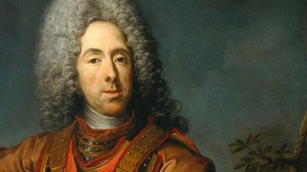 El príncipe Eugenio de Saboya retratado por Jacob van Schuppen